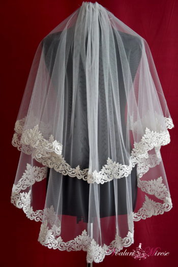 Voal Alb Mireasa C14-242