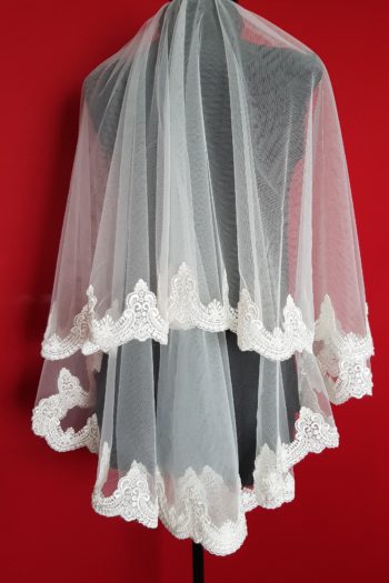 Voal Mireasa Ivoire Dantela C20-654