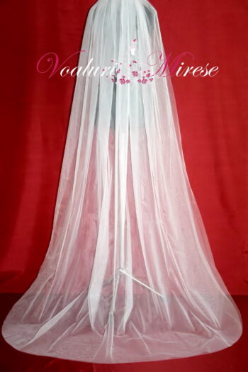 Voal Ivoire Simplu Lung 2,5 Metri